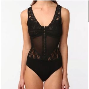 NWOT Urban Outfitters Sparkle & Fade Lace/Mesh Bodysuit
